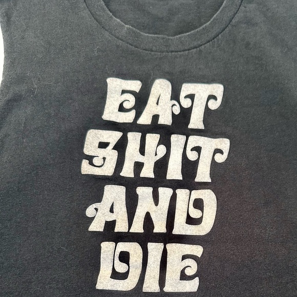 Eat Shit and Die Womens Tank Size L - Picture 2 of 3